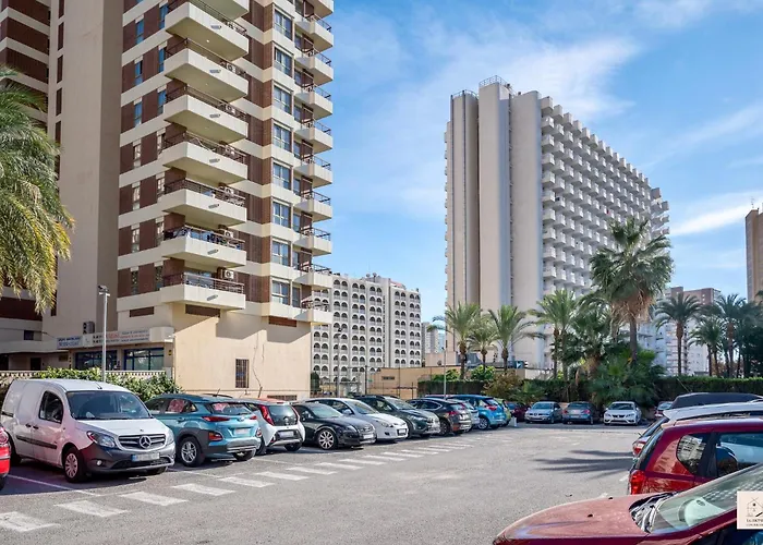 Mael Avec Piscine Et Jolie Vue Lejlighed Benidorm